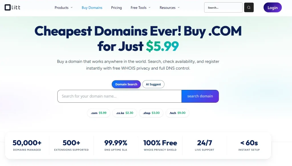 Kenic Whois Domain Search