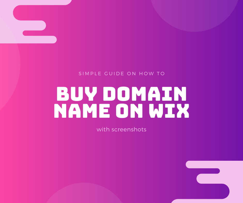 buy a domain name uk wix