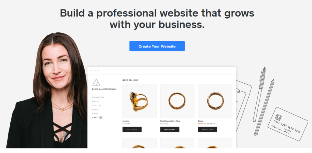 Weebly: simple site builder with eCommerce features