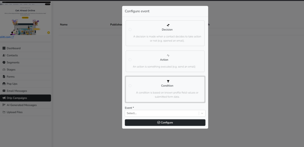 OLITT's suite of features is specifically designed to streamline and enhance your lead nurturing efforts through automation.