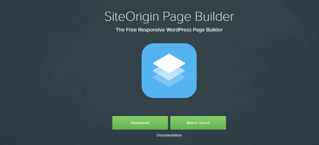 site origin page builder