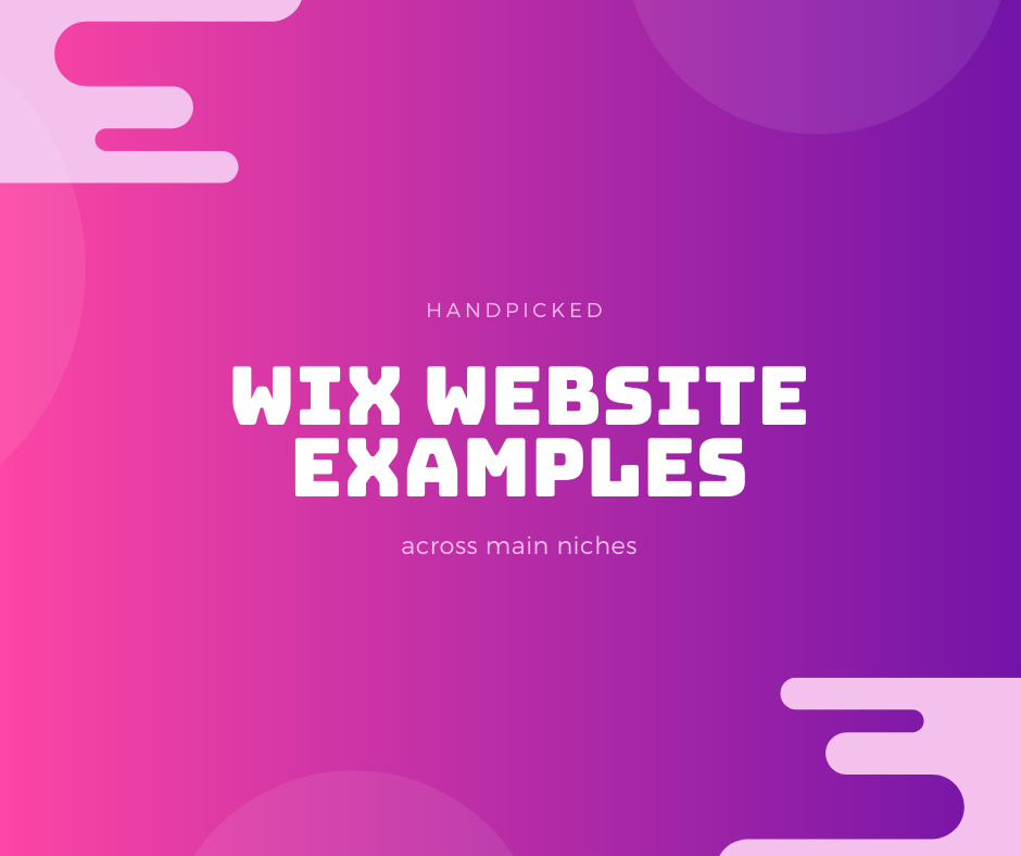 Wix Website Examples