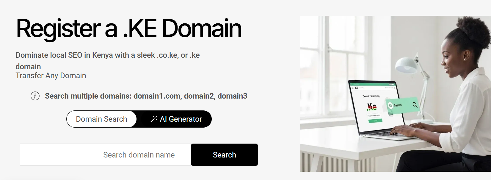 Ke Website How to Register a .KE Domain in Kenya (2026)