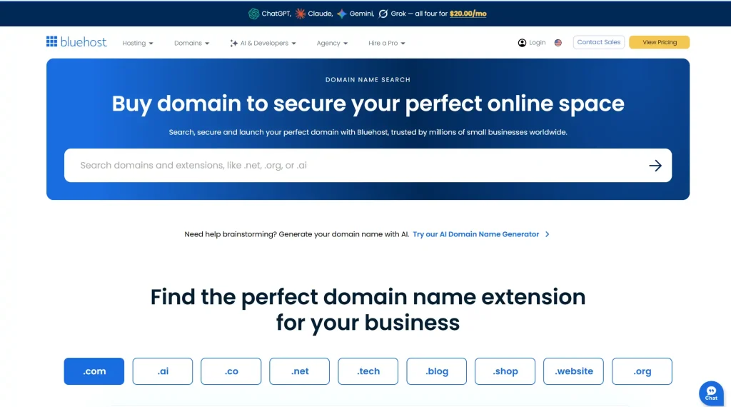 Where To Buy A Domain Name (Top Registrars) 4 Bluehost